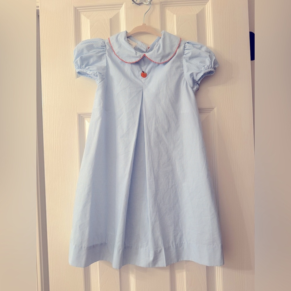 Blue Gingham Pumpkin 🎃 Size 6.